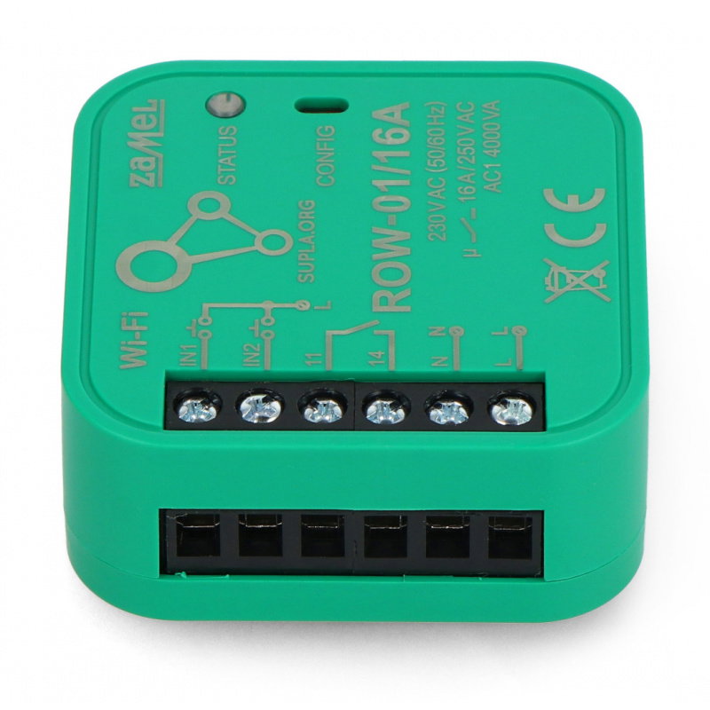 Odbiornik Wi-Fi 1-kanałowy 16A - Supla