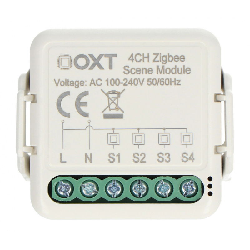 Moduł OXT mini sterownik scen 12 akcji 230V ZigBee TUYA
