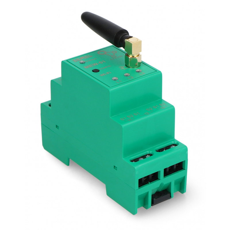 Monitor energii elektrycznej Wi-Fi 3F + N z anteną zewnętrzną -