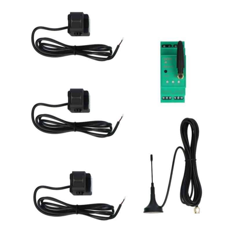 Monitor energii elektrycznej Wi-Fi 3F + N z anteną zewnętrzną -