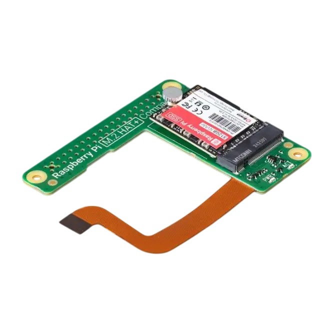 Raspberry Pi M.2 HAT+ Compact - Overlay für NVMe-Laufwerke und M.2-Zubehör für Raspberry Pi 5