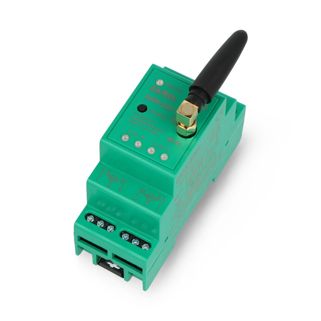 Zamel Supla SRW-02M - Zweikanalige modulare Rollladensteuerung 230V WLAN - Android/iOS Anwendung