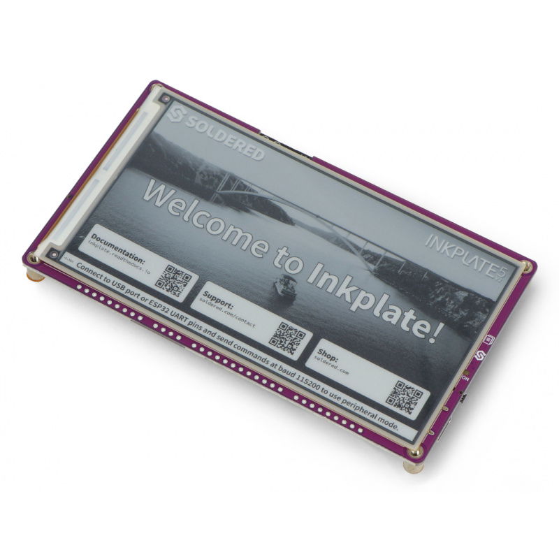 Inkplate 5 Gen2 - E-Paper Display 5.2'' 1280x720px - ESP32 -