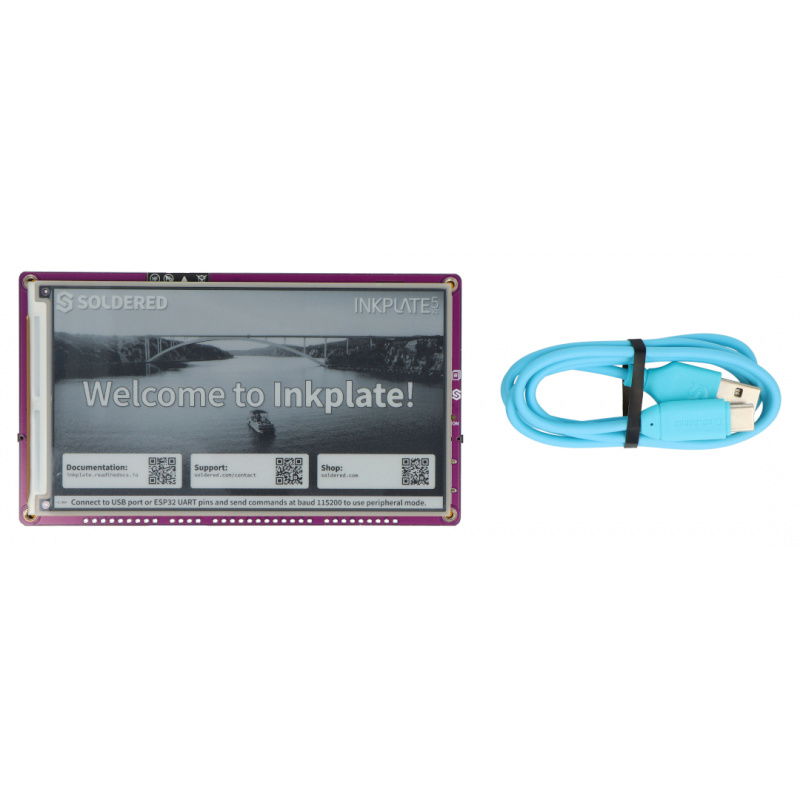 Inkplate 5 Gen2 - E-Paper Display 5.2'' 1280x720px - ESP32 -