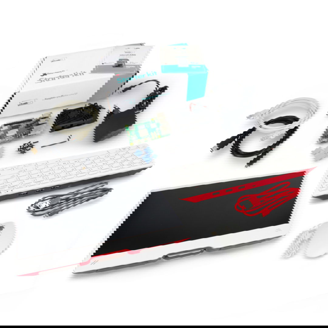 JustPi Full Kit - Raspberry Pi 5 WiFi 8GB RAM + Monitor + 32GB