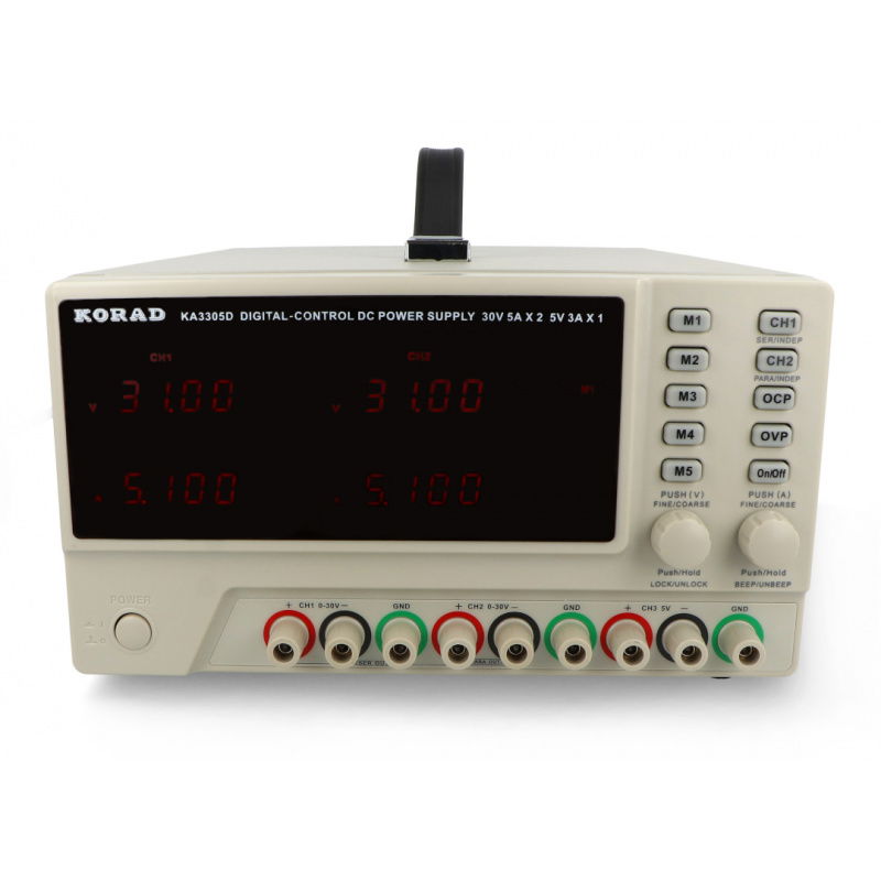 3in1 Netzteil Korad KA3305D 2x 0-30V / 0-5A + 1x 5V / 3A