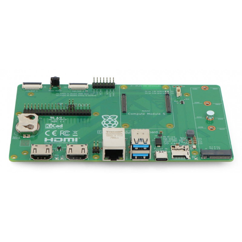 Raspberry Pi Compute Module 5 IO Board R2 - Erweiterungsplatine