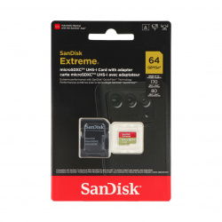 SanDisk Extreme microSDXC 64GB 160MB/s UHS-I Klasse U3