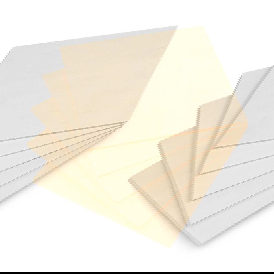 Sklejka topolowa 4mm 110x120mm - 5szt.