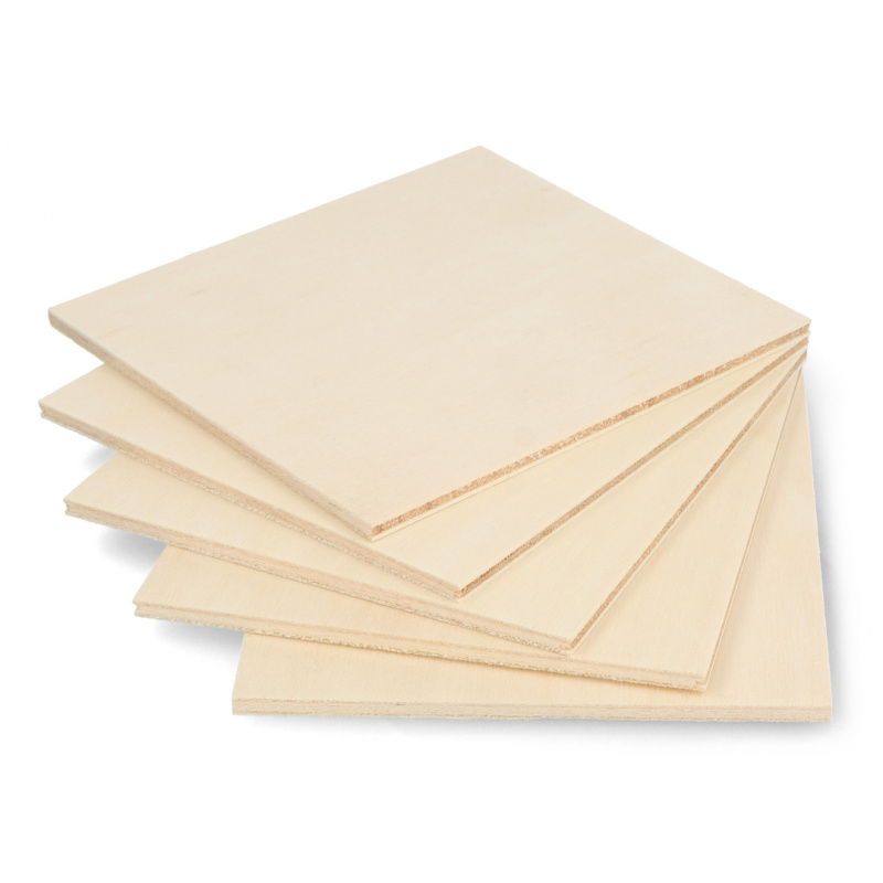 Sklejka topolowa 4mm 110x120mm - 5szt.