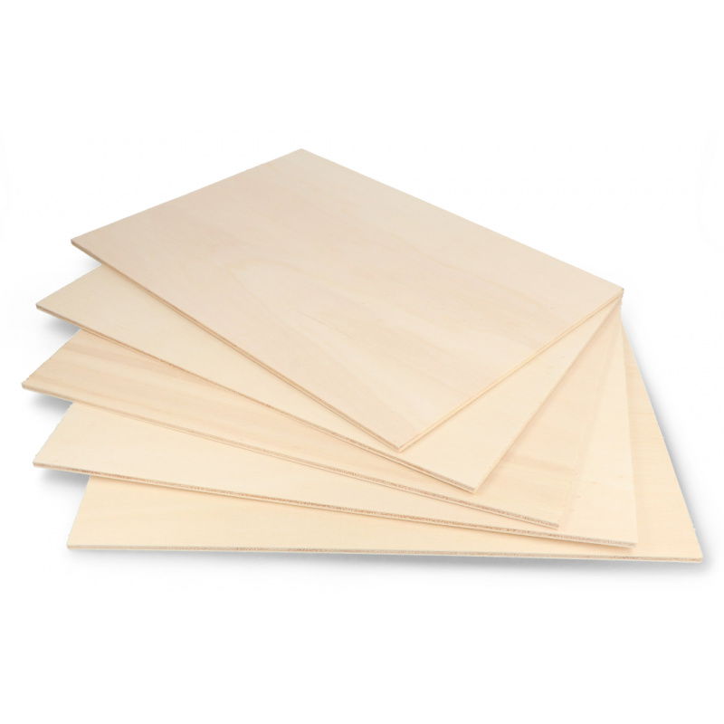 Sklejka topolowa 4mm 210x297mm - 5szt.