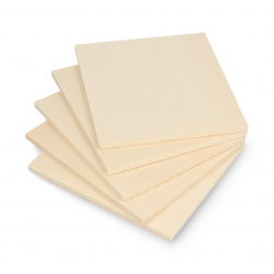Sklejka topolowa 5mm 110x120mm - 5szt.