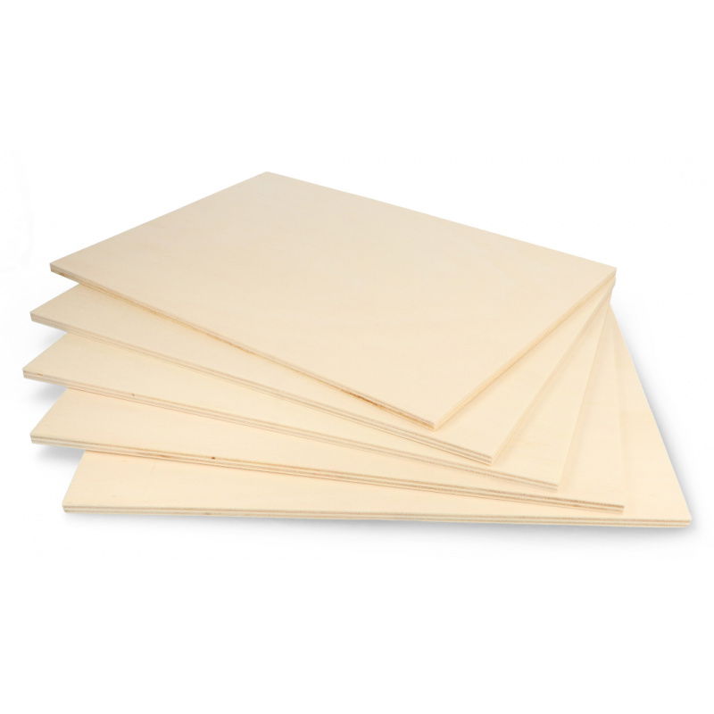 Sklejka topolowa 6mm 210x297mm - 5szt.