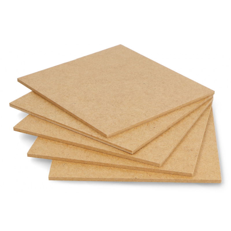 HDF surowy 3mm 110x120mm - 5szt.