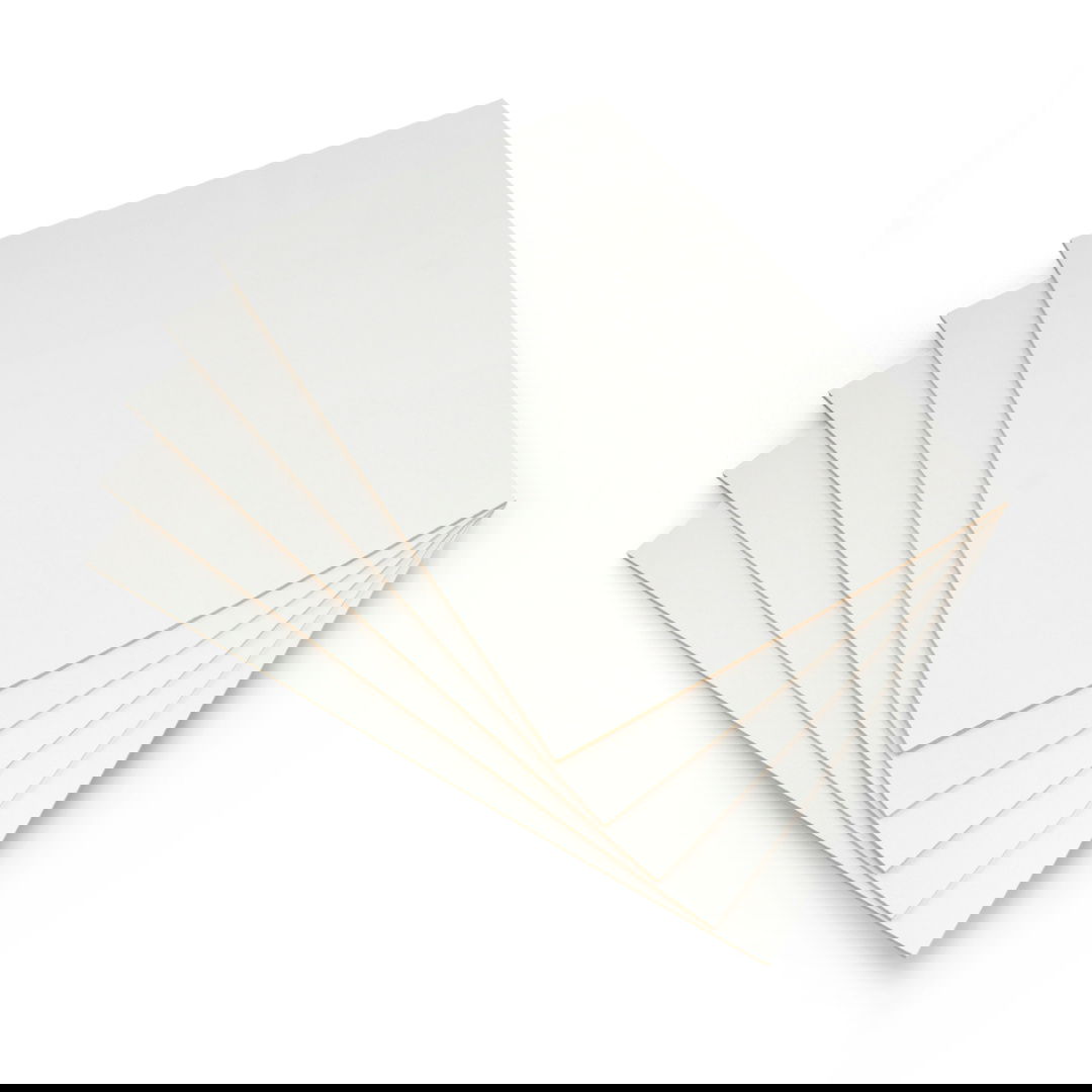 HDF biały 210x297mm - 5szt.