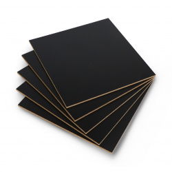 HDF czarny 160x160mm - 5szt.