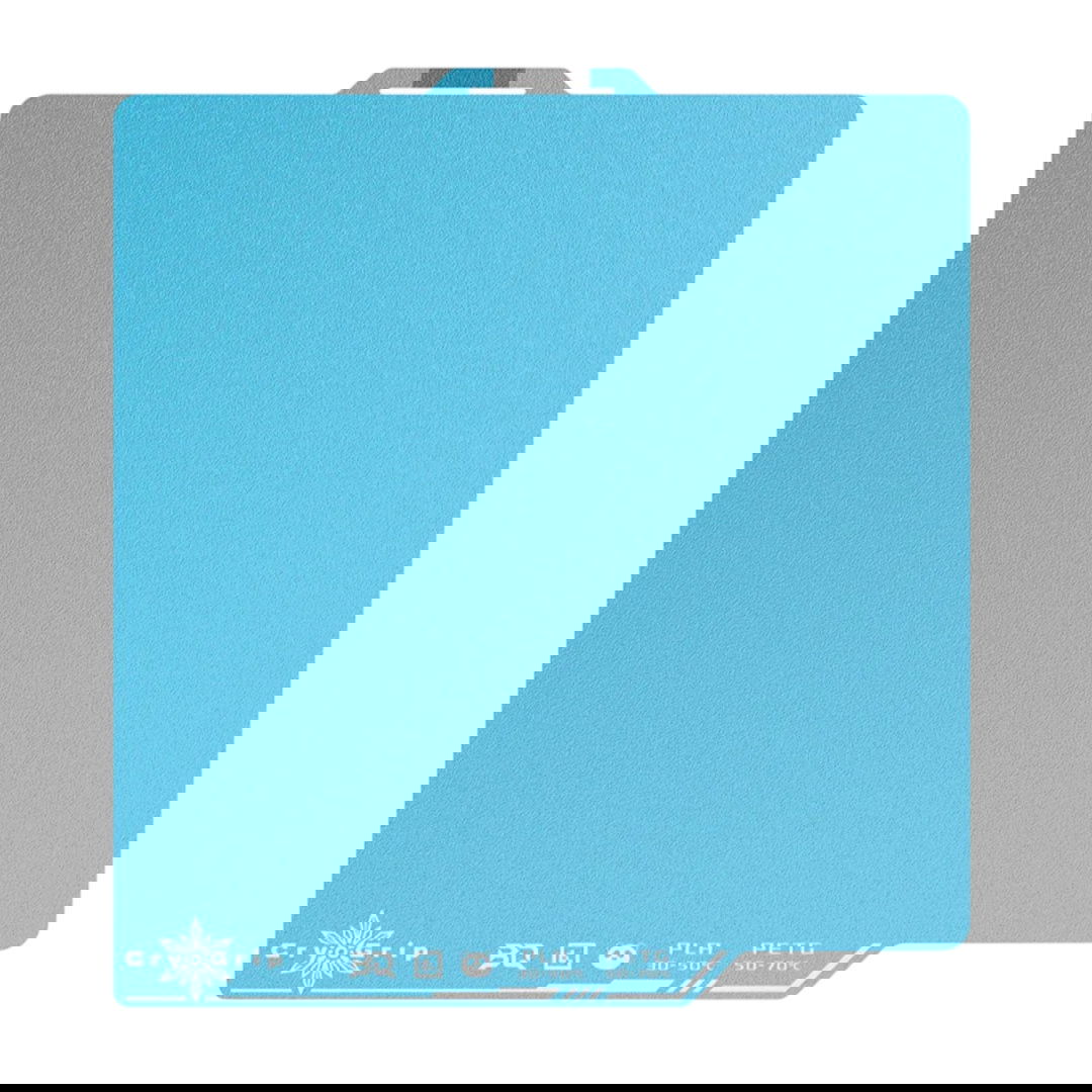 BIQU Panda Buildplate CryoGrip Pro Frostbite - doppelseitiges magnetisches Overlay - für Bambu Lab X1,P1 und A1 Drucker -