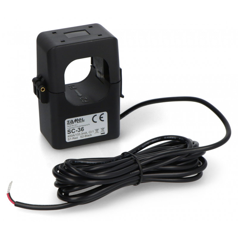 PRZEKŁADNIK PRĄDOWY 400 A / 133,3 mA, SC-36