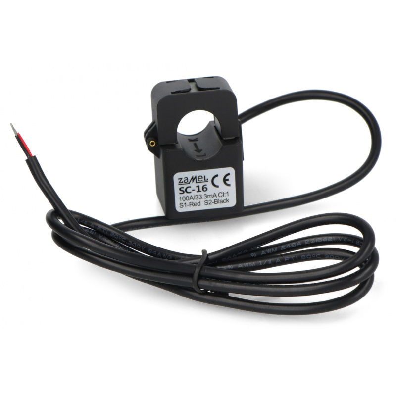 PRZEKŁADNIK PRĄDOWY 100 A / 33.3 mA, SC-16