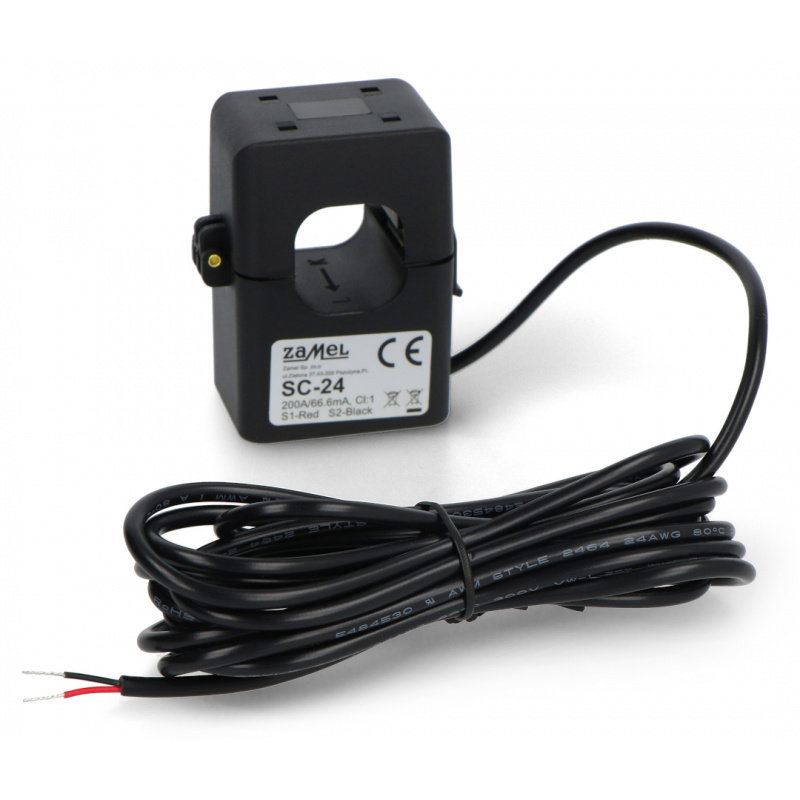 PRZEKŁADNIK PRĄDOWY 200 A / 66,6 mA, SC-24