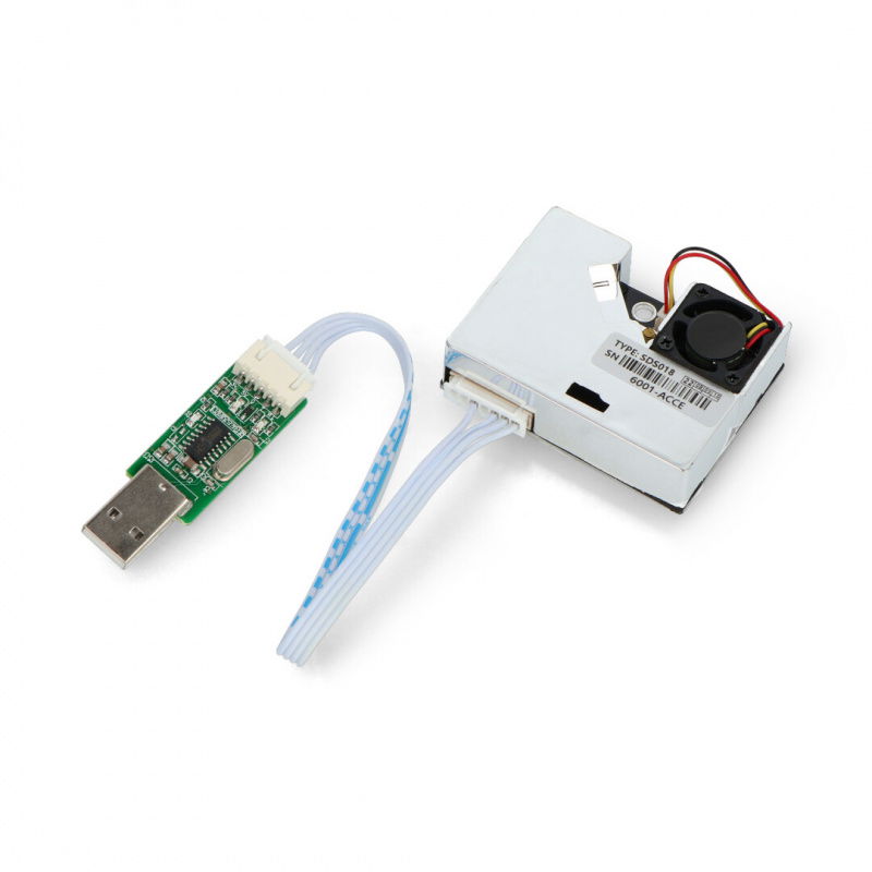 Lasersensor für Staub / Luftreinheit PM2.5/PM10 SDS018 - 5V