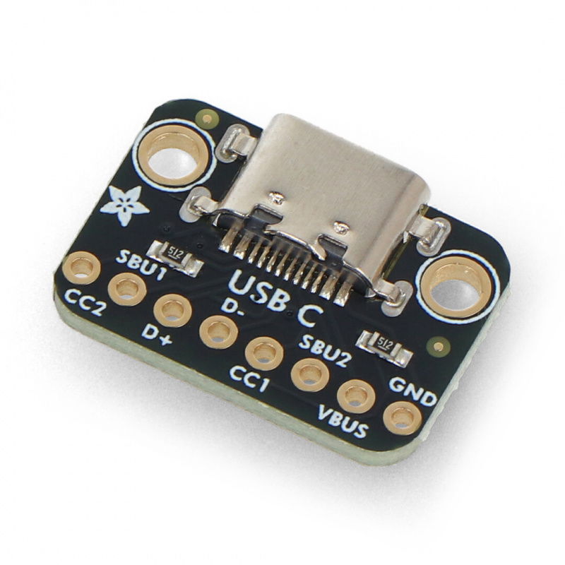 Adafruit Sunken USB Type C Breakout Board - Downstream
