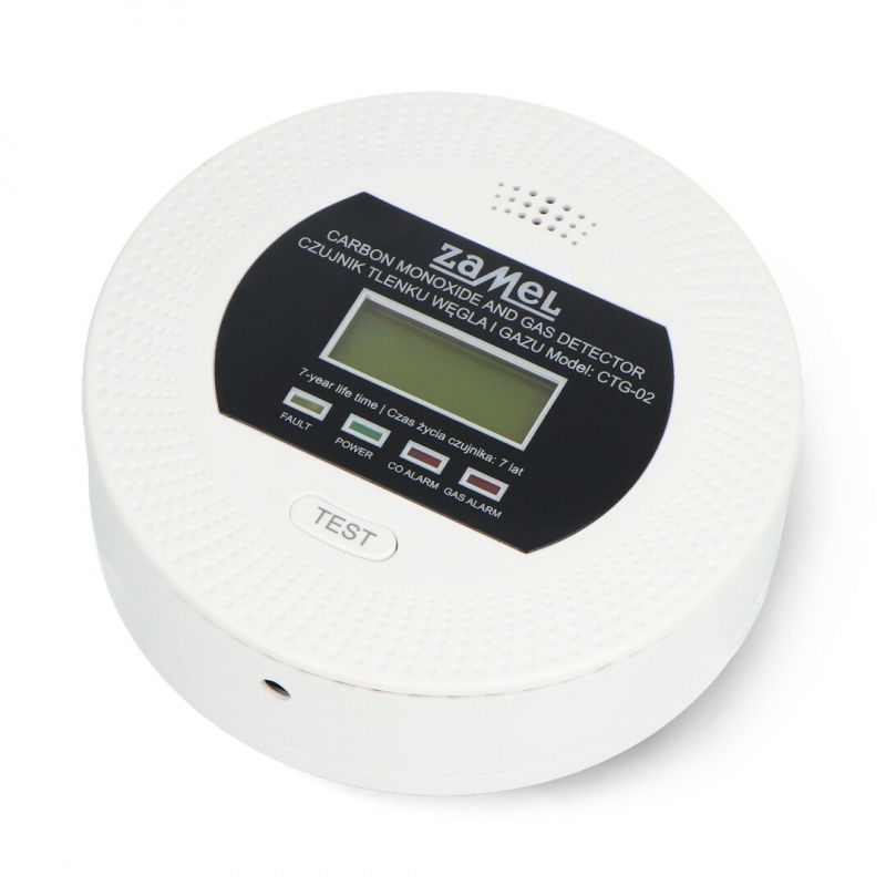 CTG-02 CZUJNIK TLENKU WĘGLA I GAZU (2w1)