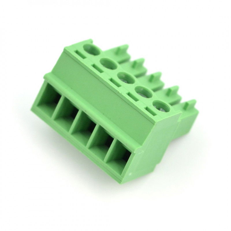Buchse, 5-polige Montageleiste, 3,5 mm Raster