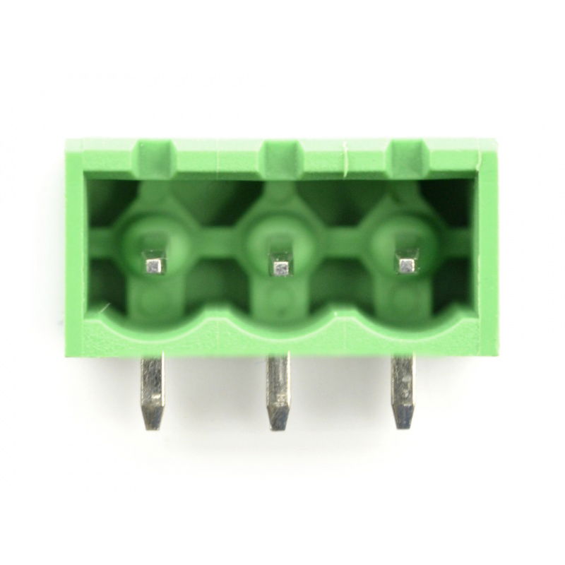 Stecker, 3-polige Montageleiste, Raster 5,08 mm, eckig, verdeckt