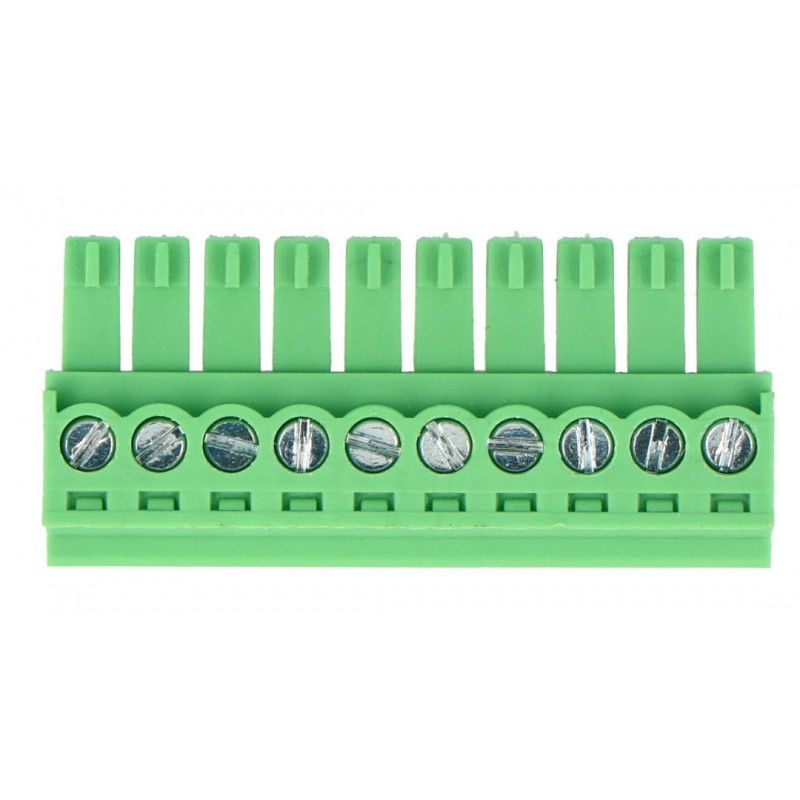 Buchsenleiste, 10-polig gerade, Raster 3,5 mm