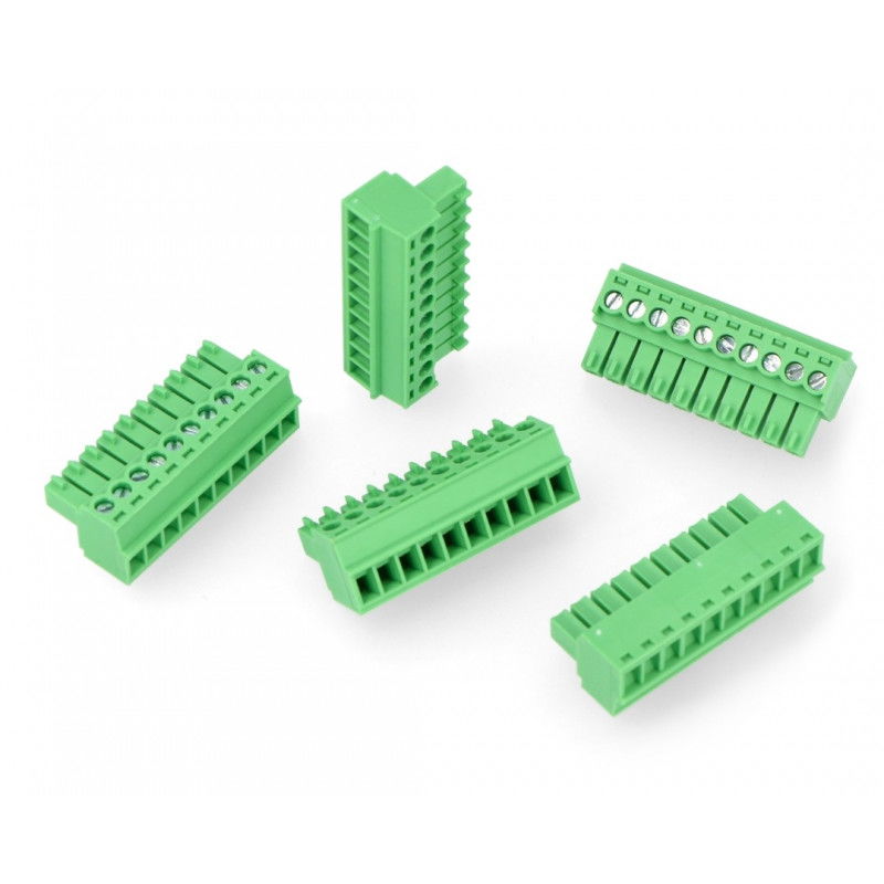 Buchsenleiste, 10-polig gerade, Raster 3,5 mm