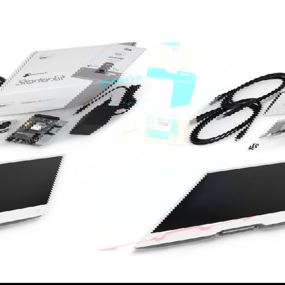 JustPi Pro Kit mit Raspberry Pi 5 8GB + SSD + Monitor + 32GB