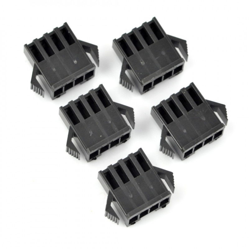 Buchsengehäuse 4-polig - Raster 2,5 mm