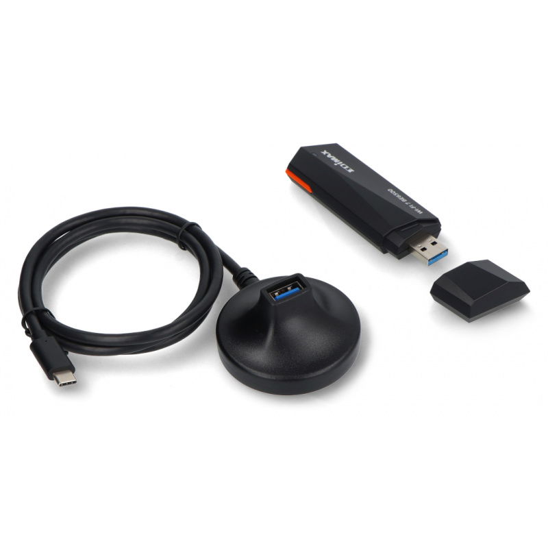 Bezprzewodowa karta sieciowa Wi-Fi 7 Tri-Band USB 3.2