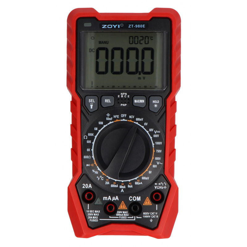 True RMS Universalmessgerät mit NCV-Funktion - ZOYI ZT-980