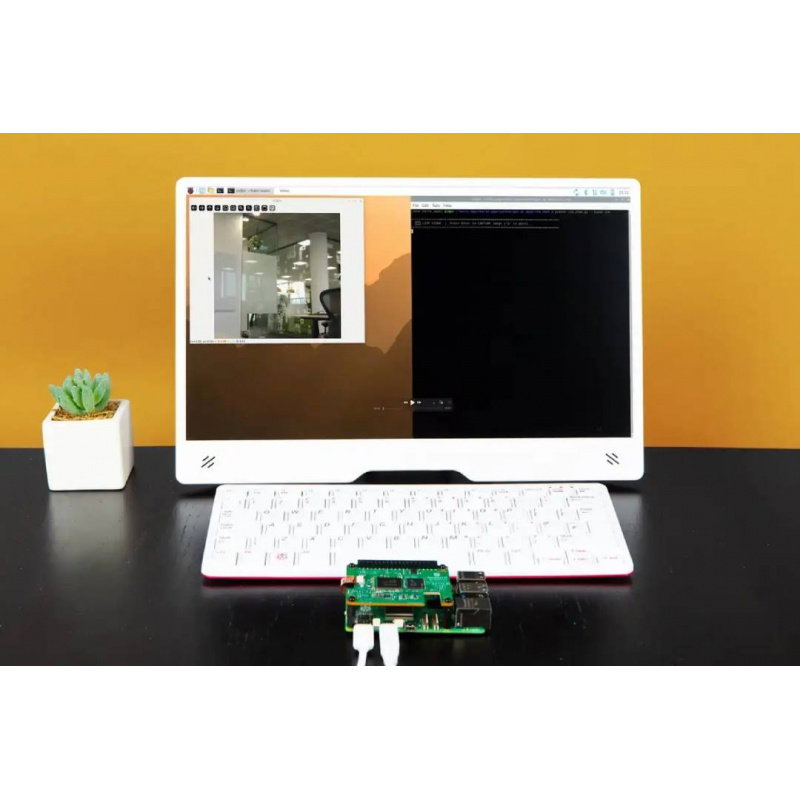 Raspberry Pi AI HAT+ 2 40 TOPS - Overlay mit AI-Beschleuniger
