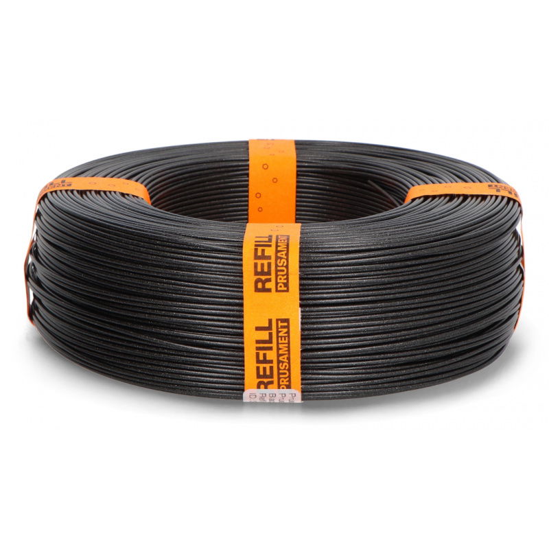 Prusa Refill PLA Filament 1,75mm 1kg - Galaxy Schwarz