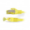PATCHCORD KAT.6A S/FTP LSZH CU 0.5M ŻÓŁTY FLUKE PASSED LANBERG - zdjęcie 1