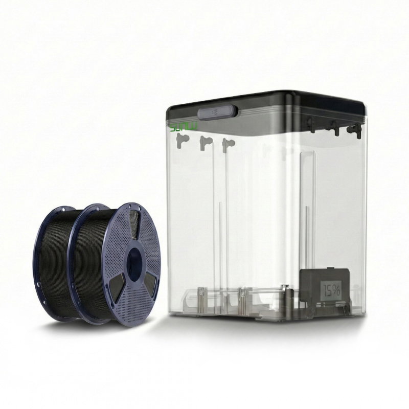 Sunlu Storage Box Set (Storage Box + PLA + 2.0 Black 1kg*2)