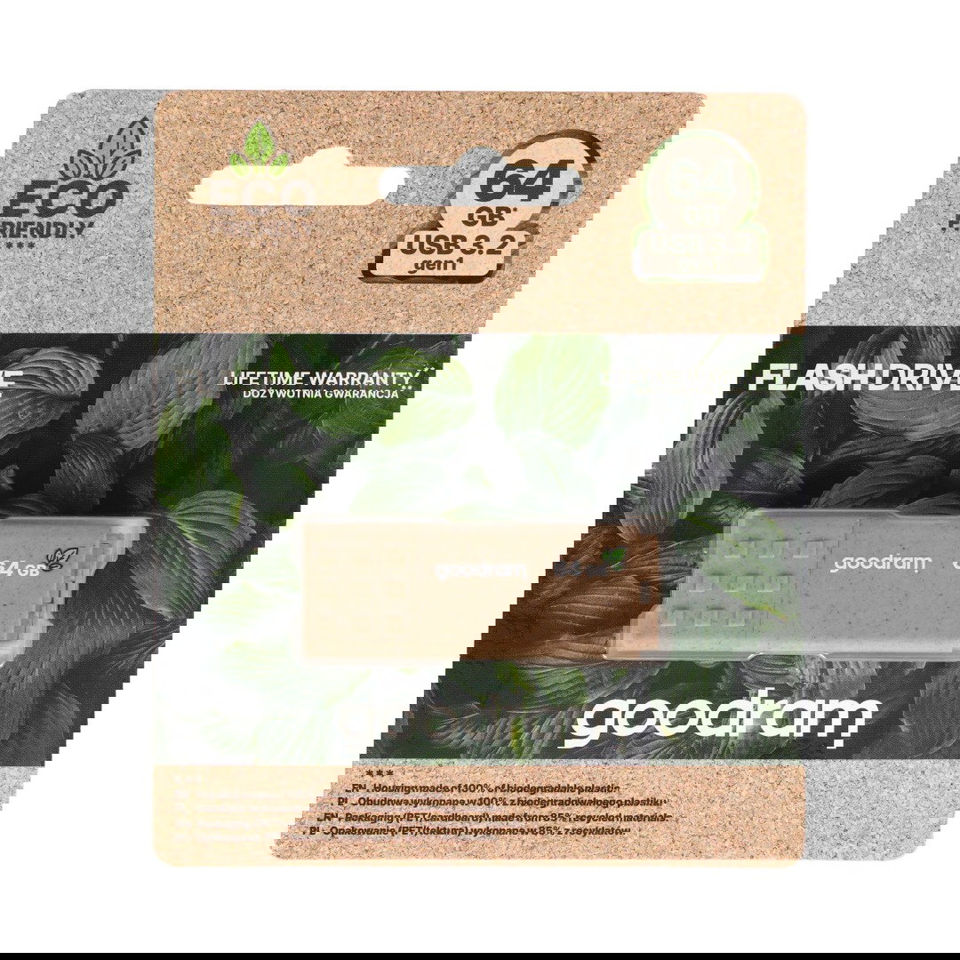 GoodRam Flash Drive – USB 3.2 Gen1 Pendrive – UME3 Eco Friendly