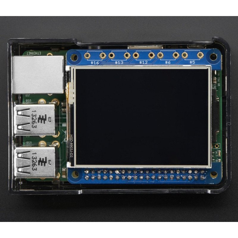 PiTFT Hat Mini Kit - 2,4 "320x240 resistives Touch-Display für Raspberry Pi A + / B + / 2