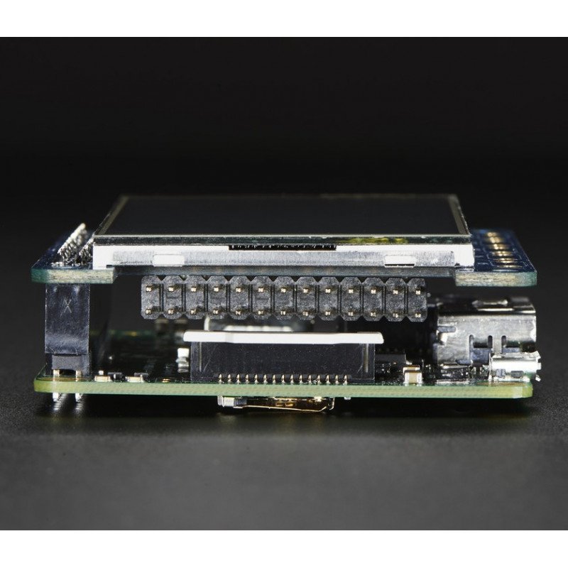 PiTFT Hat Mini Kit - 2,4 "320x240 resistives Touch-Display für Raspberry Pi A + / B + / 2