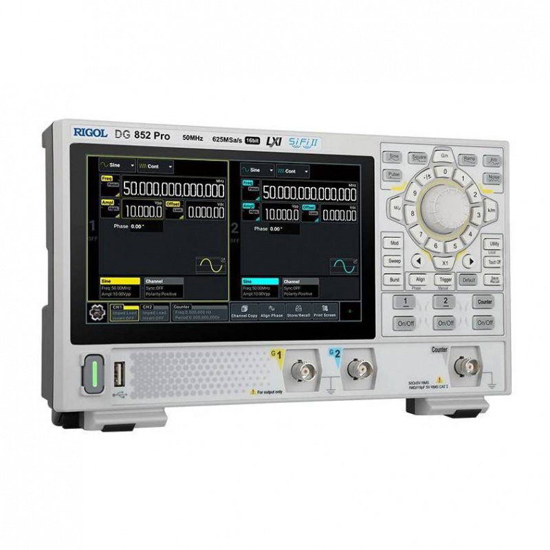 Generator Arbitralny RIGOL DG852 Pro - 2CH 50MHz 2Mpts/ch 625