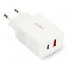 Ładowarka Compact Quick Charger USB, USB-C (biała) - zdjęcie 4