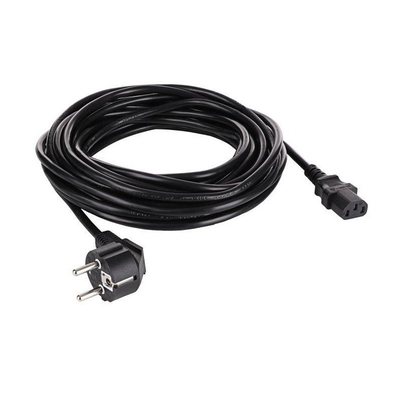 Kabel zasilający Akyga AK-PC-05S CU 3x1.5mm² CEE 7/7 / IEC C13