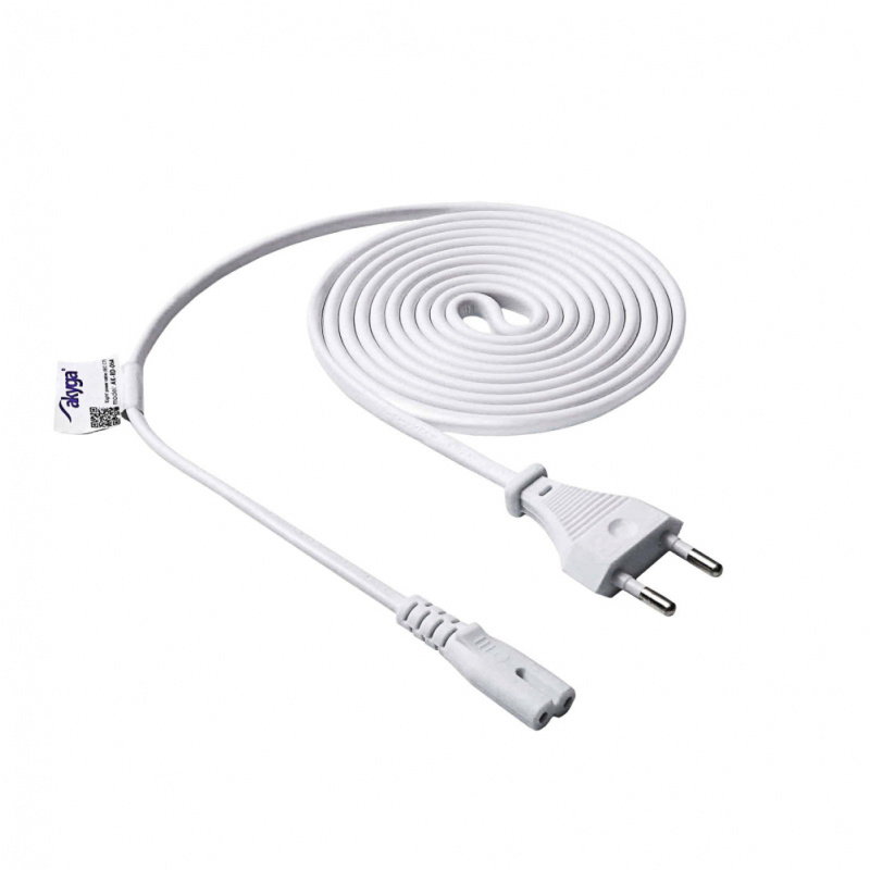 Kabel zasilający ósemka Akyga AK-RD-06A CCA 2x0.5mm² CEE 7/16 /