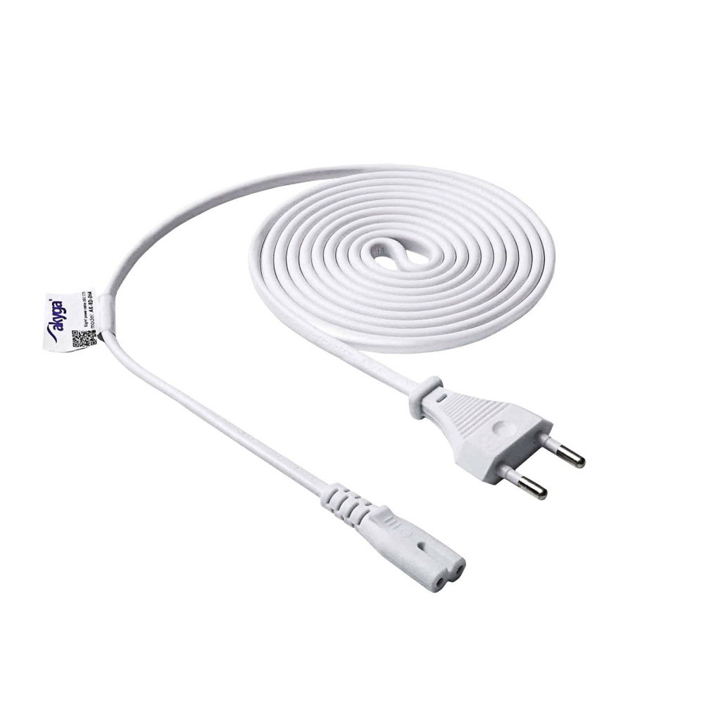 Kabel zasilający ósemka Akyga AK-RD-06A CCA 2x0.5mm² CEE 7/16 /