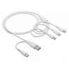 Kabel USB Akyga AK-USB-52 USB A + USB type C / micro USB B (m) - zdjęcie 2