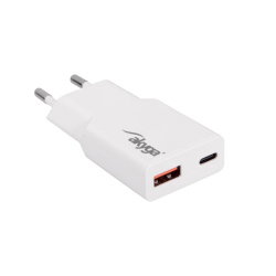 Ładowarka USB AK-CH-27 USB-A + USB-C PD 5-20V / max. 3A 30W