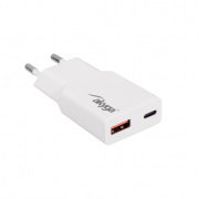 Ładowarka USB AK-CH-27 USB-A + USB-C PD 5-20V / max. 3A 30W